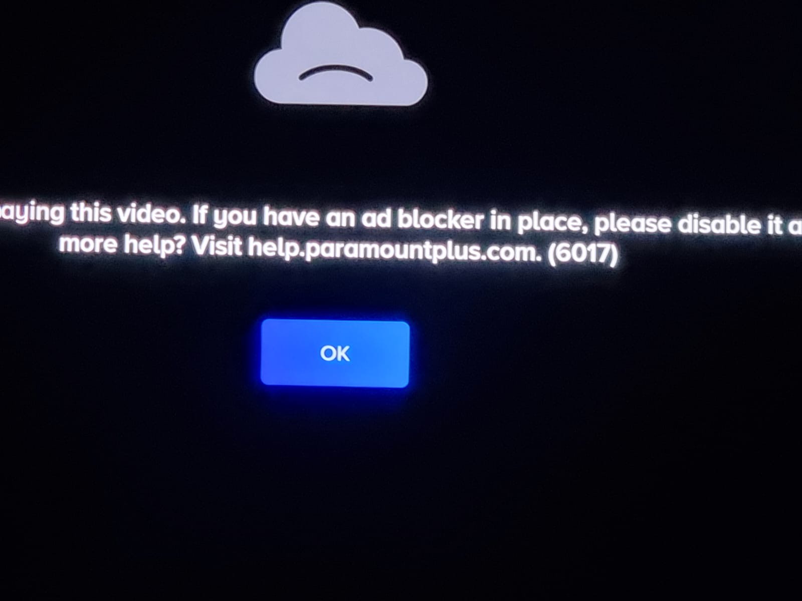 Errore: Errore 6017 - Ad Blocker Detected