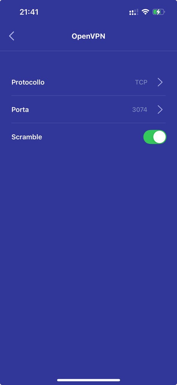 Step 3: Attiva Scramble